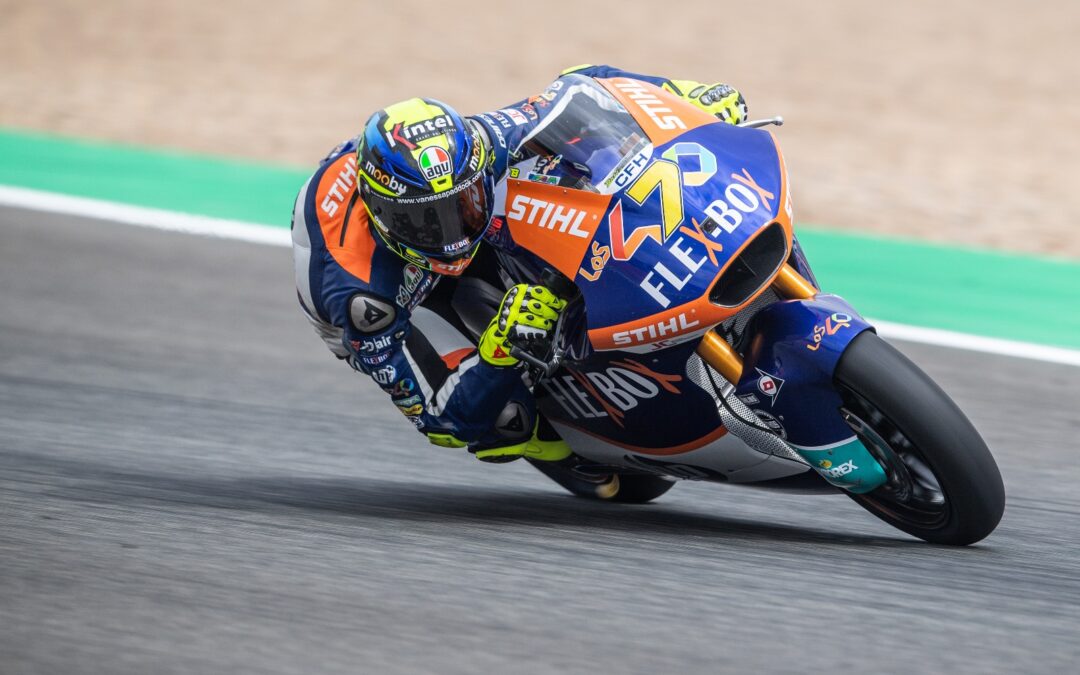 Lorenzo Baldassarri gana en Moto2 en Jerez por delante de Navarro y Fernández