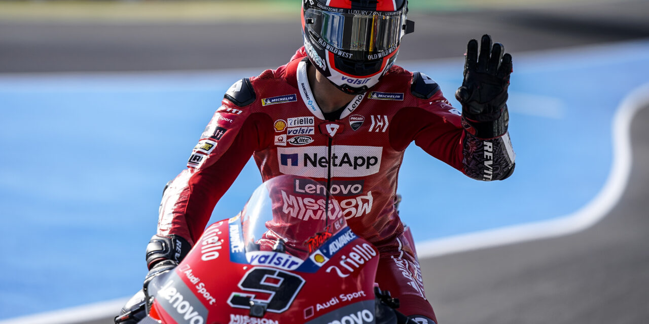 Petrucci primero y Dovizioso tercero al final de la primera jornada