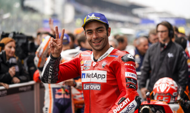 Buena primera fila para Petrucci, segundo en el clasificatorio de Le Mans. Cuarto tiempo y segunda fila para Dovizioso