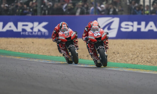Doble podio para el Ducati Team en Le Mans con Dovizioso segundo y Petrucci tercero