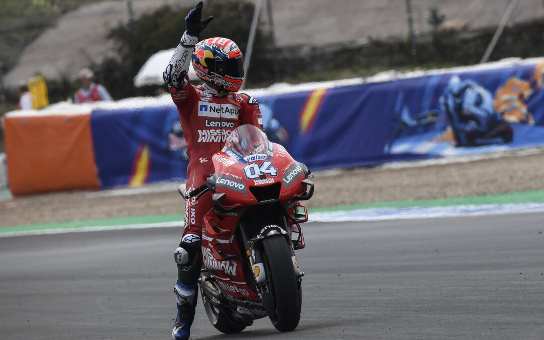 Ducati: segunda fila para Dovizioso, cuarto en el clasificatorio de Jerez, séptima plaza para Petrucci
