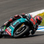 Fabio Quartararo (Yamaha) destroza hoy en el test post Gran Premio el tiempo que le valió la pole en MotoGP