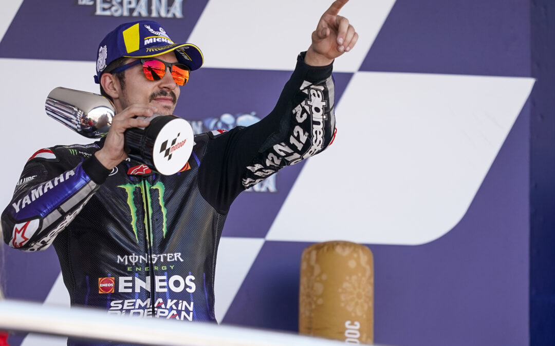 Maverick Viñales tercero y Valentino Rossi sexto, MotoGP Jerez