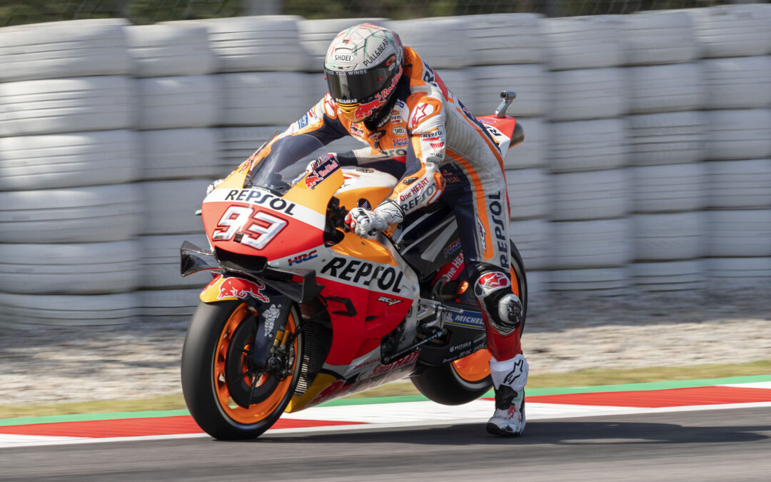 Márquez, a 15 milésimas de la ‘pole’, con Lorenzo, décimo