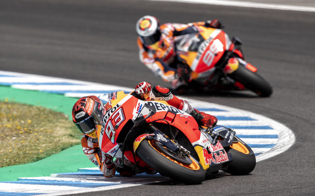 Marc Márquez y Jorge Lorenzo, juntos de nuevo en Silverstone