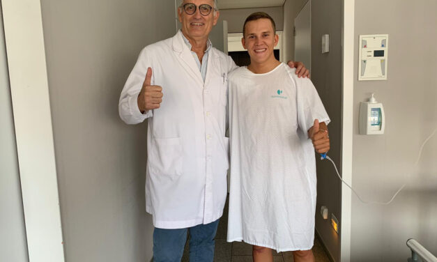 Gabri Rodrigo operado con éxito por el doctor Xavi Mir