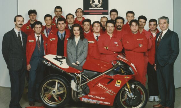 La 916 de Massimo Tamburini en el Museo Ducati