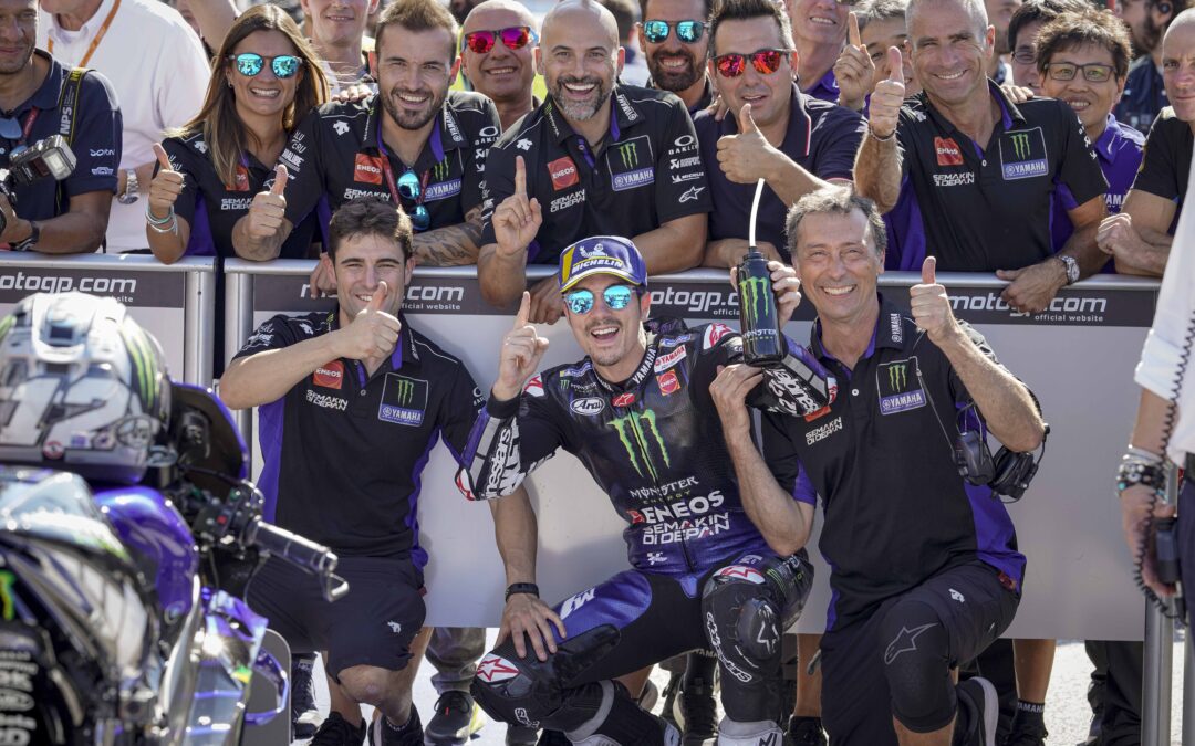 Maverick Viñales logra la pole en Misano, 7º Valentino Rossi