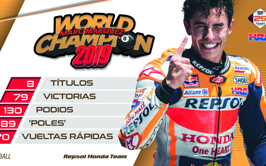 Marc Márquez, Campeón del Mundo de MotoGP 2019