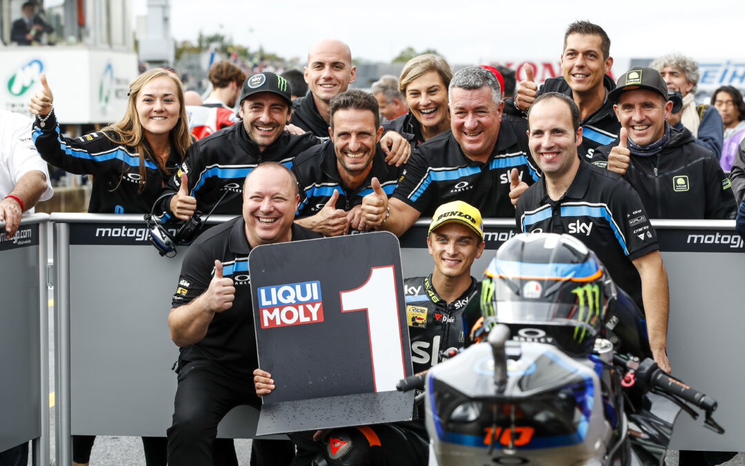 Pole position para Luca Marini en Motegi