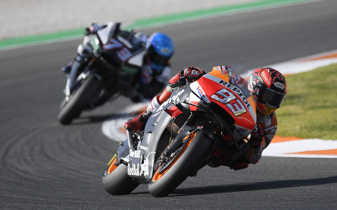 El equipo Repsol Honda, satisfecho con un productivo test en Valencia