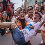Vibrante remontada de Marc Márquez hasta la segunda posición