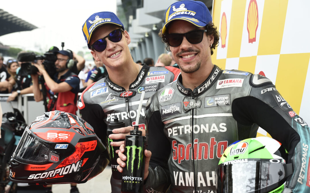 Fabio Quartararo y Franco Morbidelli brillan en casa de Petronas con la pole y tercer puesto