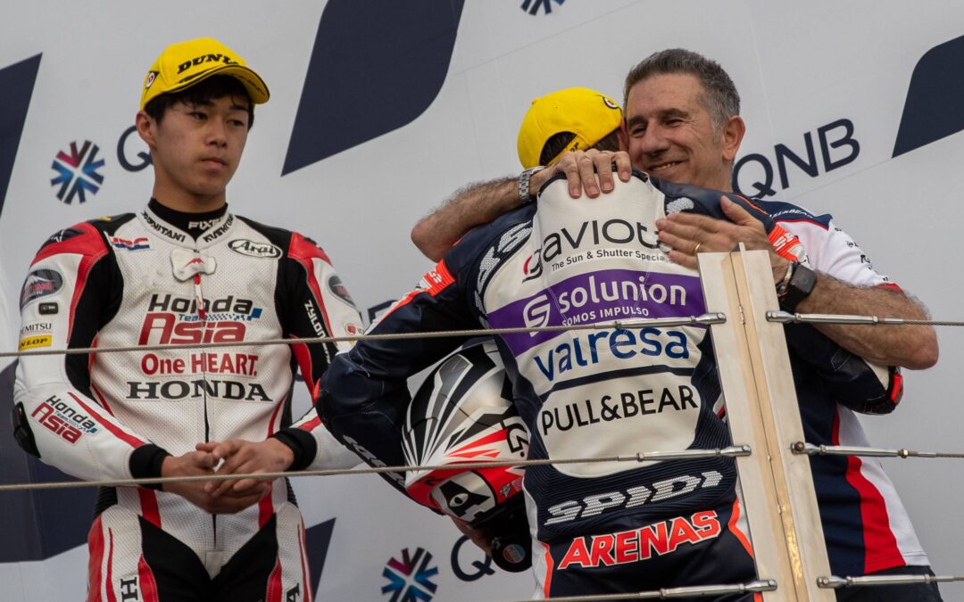 Albert Arenas: el líder de Moto3 se prepara en casa y analiza su victoria en Qatar