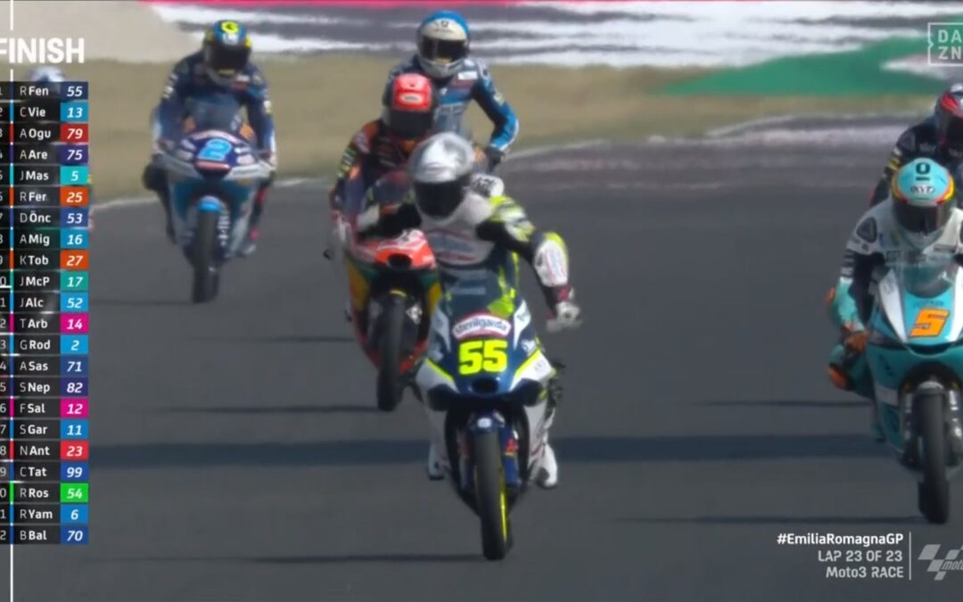 Romano Fenati vuelve a ganar en Misano, Albert Arenas sigue líder el mundial