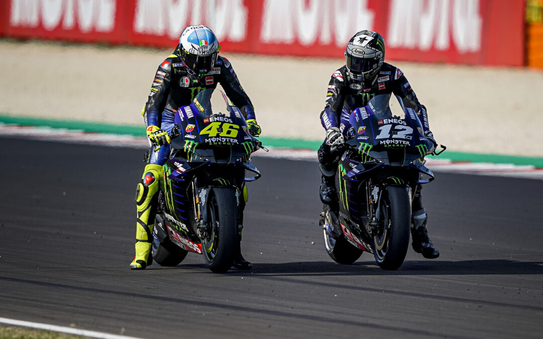Viñales marca la tercera pole consecutiva en Misano y séptimo Valentino Rossi