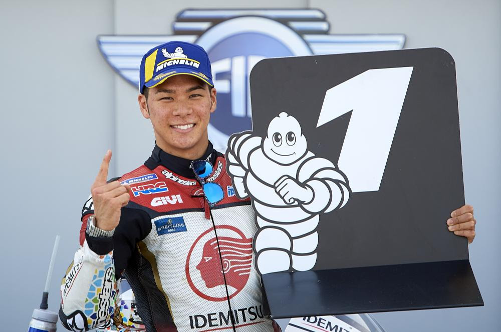 Primera pole para Nakagami en MotoGP, Lowes y Fernández repiten primera posición en Moto2 y Moto3