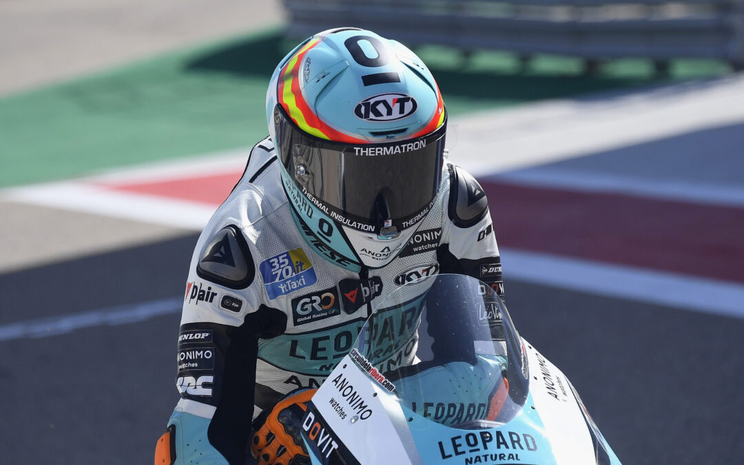 Victoria brillante de Jaume Masiá en Moto3, podio para Raúl Fernández