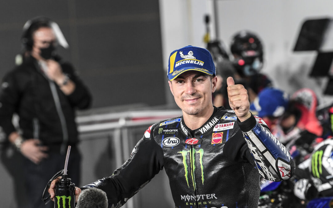 Genial Maverick Viñales ganando en Qatar a las Ducati