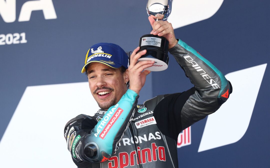Morbidelli se alza con el primer podio del año en Jerez
