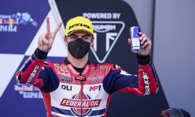 Fabio Di Giannantonio gana en Jerez, homenaje a Fausto Gresini