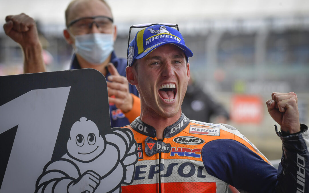 Pol Espargaró logra su primera “pole position” con el equipo Repsol Honda