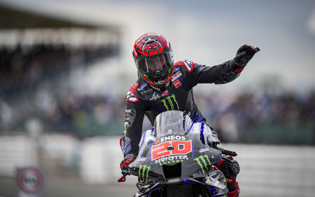 Apasionante carrera en Silverstone de MotoGP con victoria de Quartararo