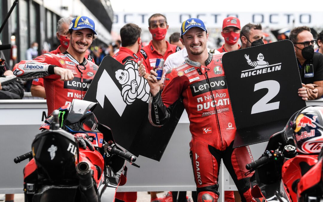 Otro doblete Ducati en el qualifying: Bagnaia en pole position y Miller segundo en el Misano World Circuit ‘Marco Simoncelli’