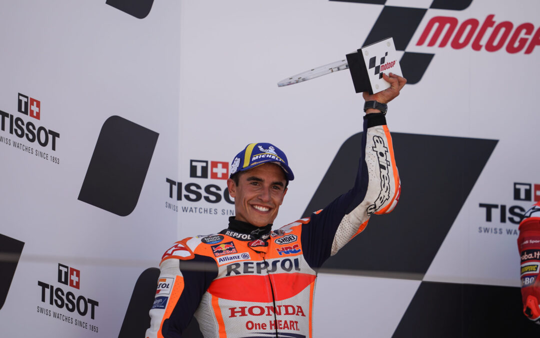 Vibrante segundo puesto de Márquez