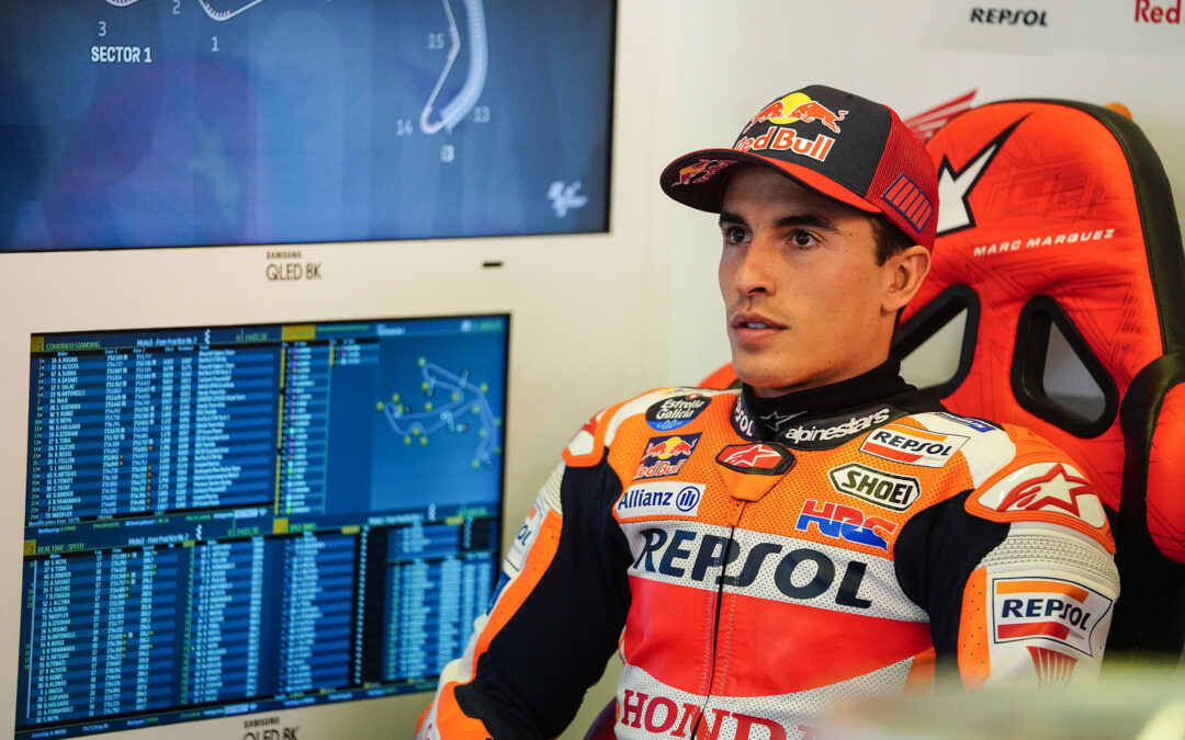 Última hora, Marc Márquez con problemas de visión no acude a Valencia