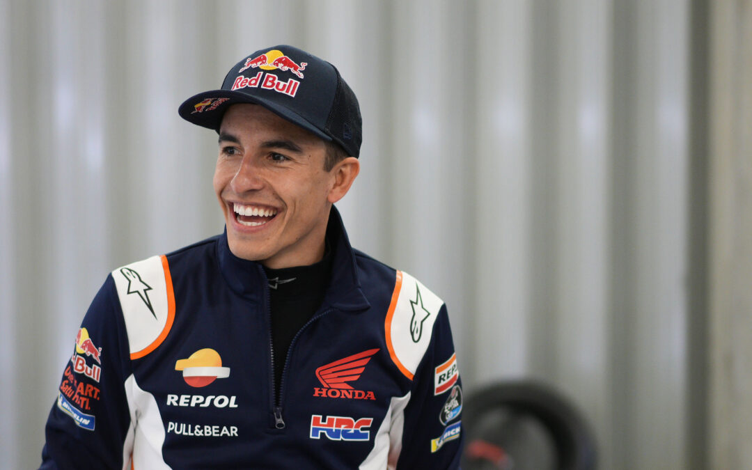 Marc Márquez completa un positivo día de test en Portimao