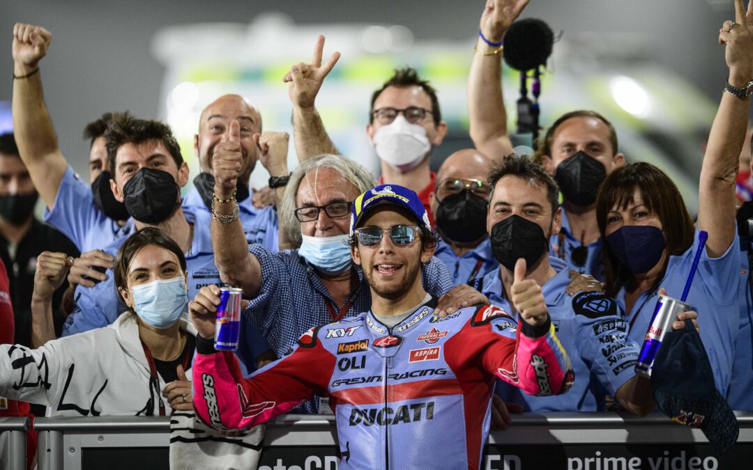 La primera de la temporada para Enea Bastianini, un homenaje póstumo a Fausto Gresini
