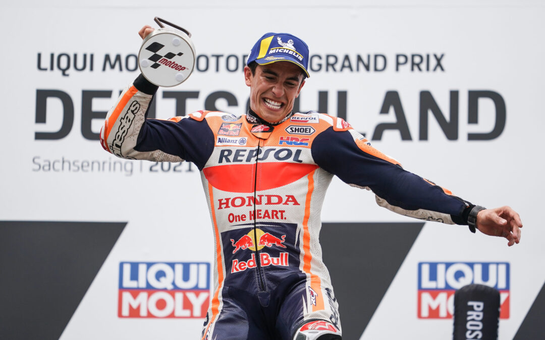 Marc Márquez cumple 10 años con el equipo Repsol Honda
