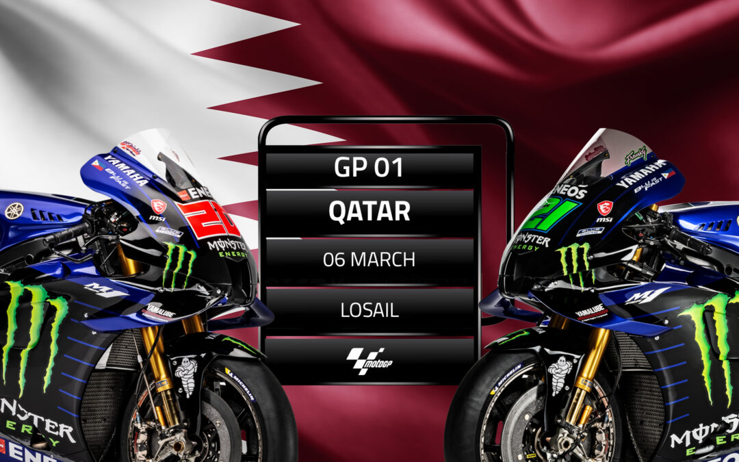 MONSTER ENERGY YAMAHA MOTOGP LISTO PARA COMENZAR LA ACCIÓN DE CARRERAS DE 2022 EN QATAR