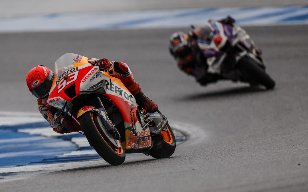 Marc Márquez finaliza quinto en Tailandia