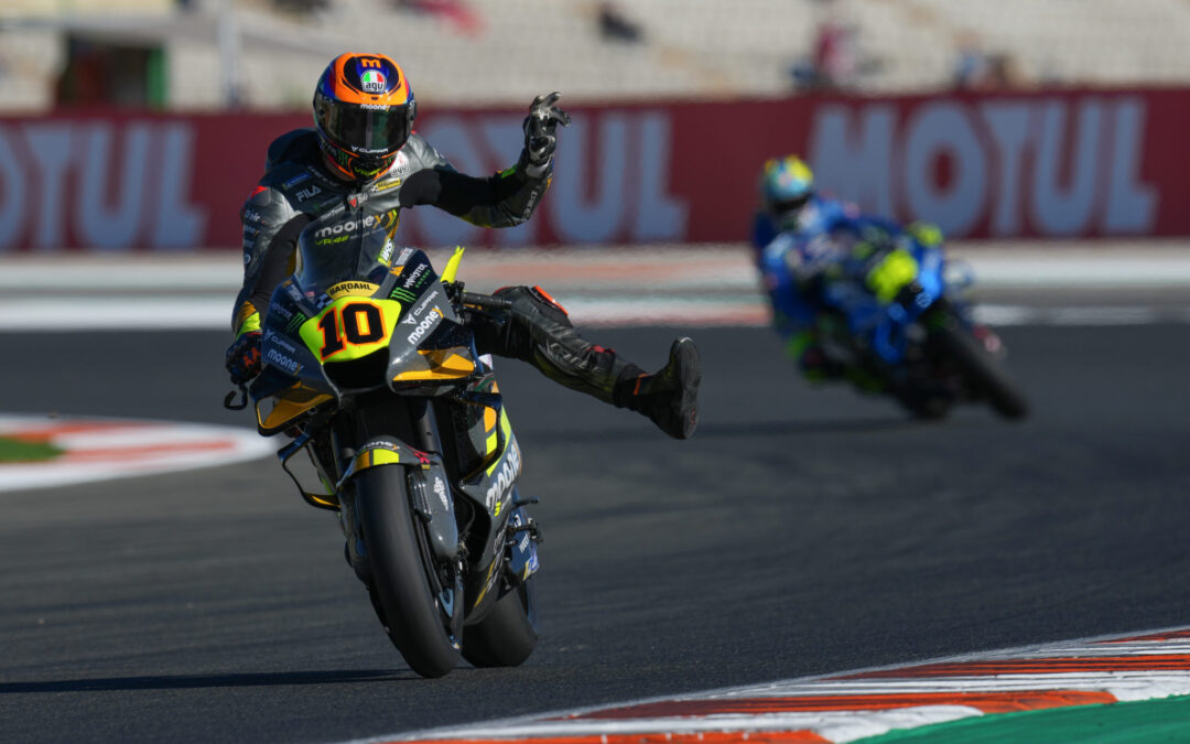 Marini, Acosta y Suzuki lideran los Libres 2 del GP de la Comunitat Valenciana
