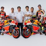 Márquez y Mir ya ruedan con los colores oficiales del equipo Repsol Honda