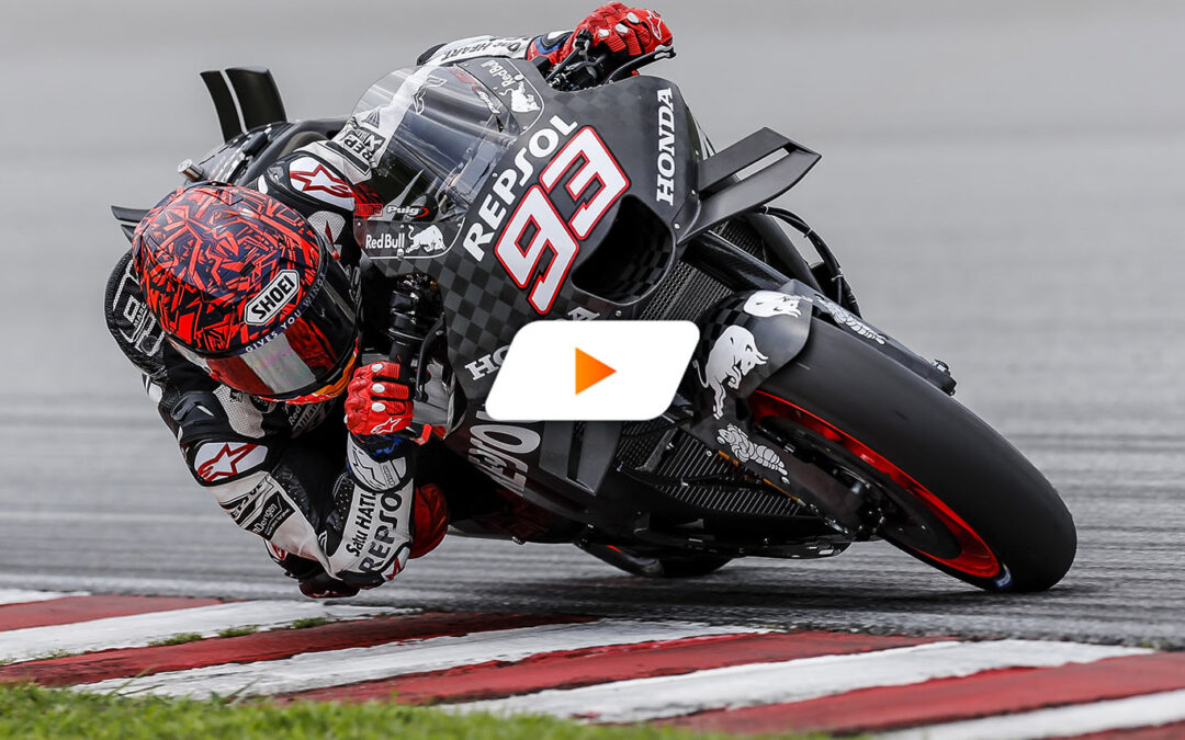 Márquez y Mir valoran el trabajo del equipo Repsol Honda en el test de Sepang