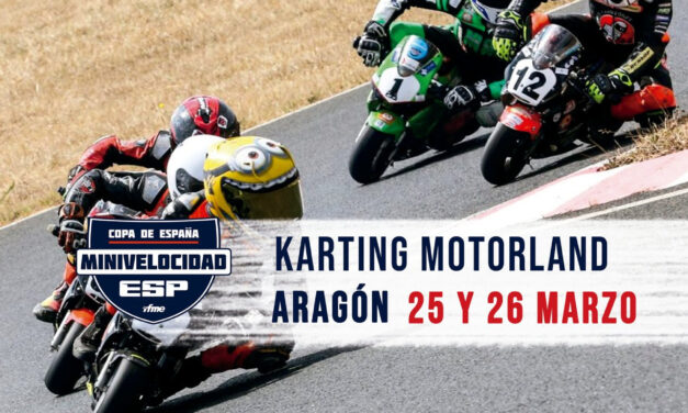 Llega el Campeonato de España de Minivelocidad a Motorland Aragón