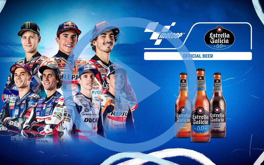 Estrella Galicia 0,0 se convierte en la Cerveza Oficial del Mundial de MotoGP™ a nivel global