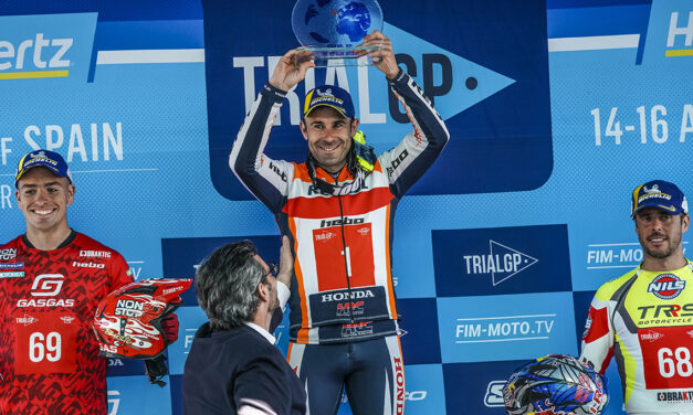 El equipo Repsol Honda se estrena en el TrialGP con victoria y podio