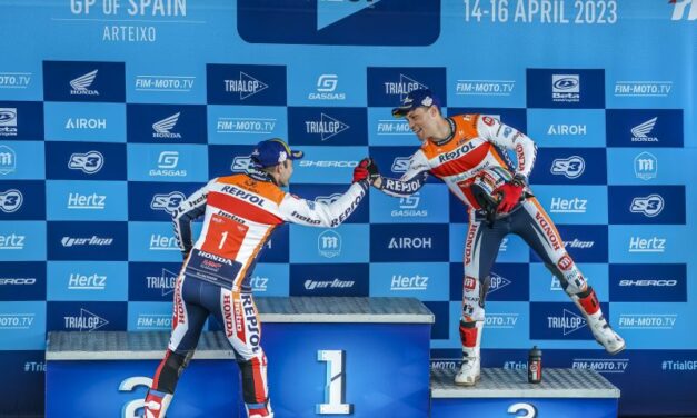 Toni Bou inaugura la temporada de TrialGP con un segundo puesto y Gabriel Marcelli cierra el podio en Arteixo