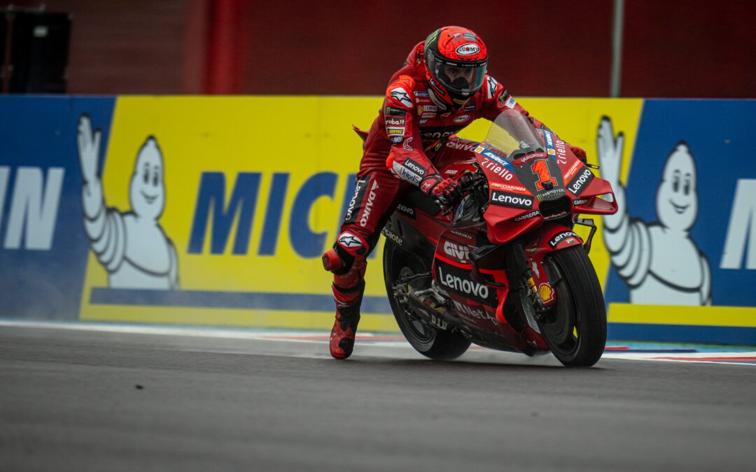 Bagnaia cierra decimosexto el GP de Argentina en Termas de Rio Hondo tras caerse cuando iba segundo