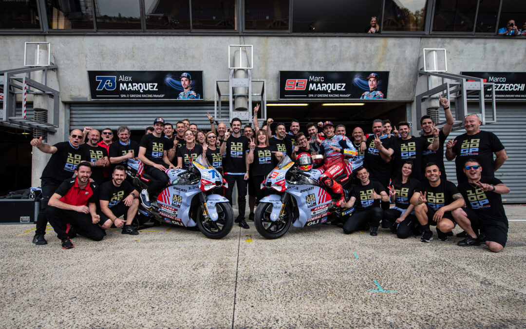 MÁRQUEZ BRILLA EN FRANCIA. LA CARRERA 1.000 DE GRESINI ES UNA MARAVILLA