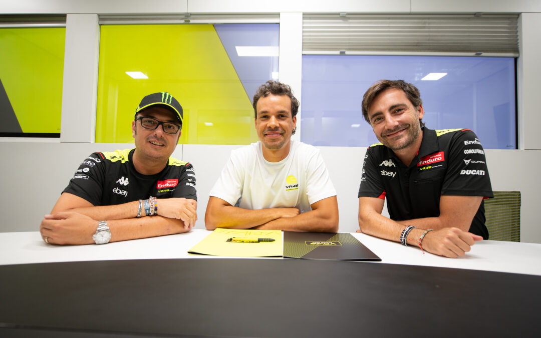 FRANCO MORBIDELLI CON EL AMARILLO NEÓN DEL EQUIPO PERTAMINA ENDURO VR46 RACING EN 2025
