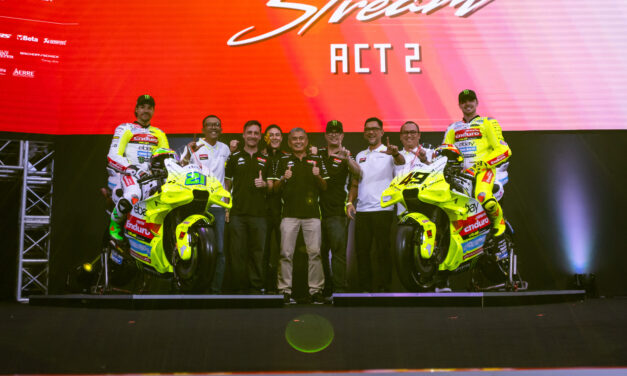 El equipo Pertamina Enduro VR46 Racing se presenta en Yakarta