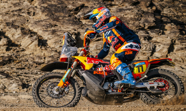 VICTORIA DE LUCIANO BENAVIDES  (KTM) EN LA OCTAVA ETAPA DEL RALLY DAKAR