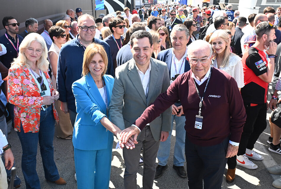 La alcaldesa de Jerez y presidenta de Cirjesa, agradece a Juanma Moreno y a Carmelo Ezpeleta el acuerdo alcanzado para organizar el GP de España de MotoGP durante el periodo de 2027-2031