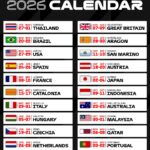 Calendario MotoGP 2026