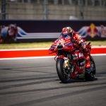 Marc Márquez y el Ducati Lenovo Team mandan en el viernes de COTA. Francesco Bagnaia, octavo